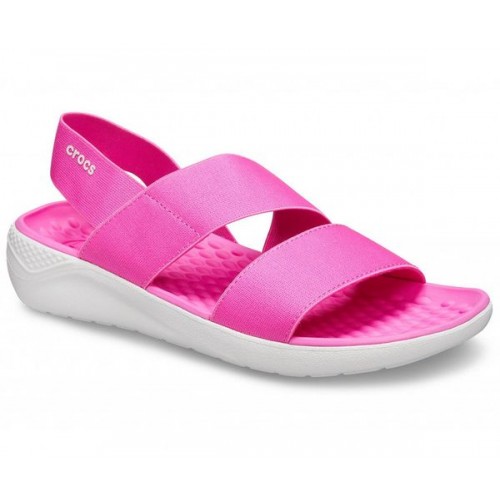 Женские  розовые сандалии CROCS Women's LiteRide™ Stretch Sandal