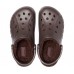 Темно-коричневые утепленные сабо CROCS Baya Lined Clog