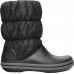 Женские  черные зимние сапоги CROCS Women’s Winter Puff Boot