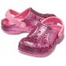 Розовые сабо для девочек CROCS Kids’ Baya Glitter Clog