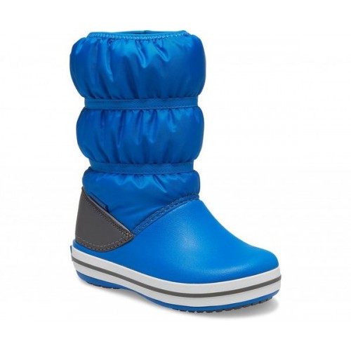 Детские  синие сапоги CROCS Kids' Crocband™ Winter Boot