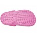 Детские  розовые утепленные сабо CROCS Kids’ Classic Lined Clog