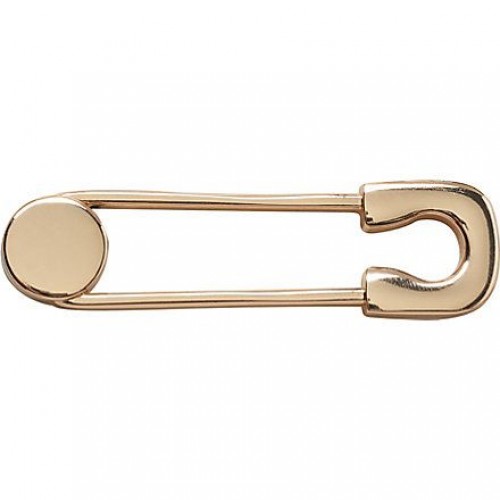 Джибитс шармс CROCS Золотая булавка (Gold Safety Pin)