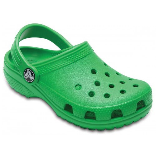 Детские  зеленые сабо CROCS Classic clog (Kids)