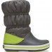 Детские  серые сапоги CROCS Kids' Crocband™ Winter Boot