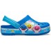 Детские  синие сабо CROCS Kids'  Fun Lab Baby Shark Band Clog