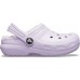 Детские  лавандовые утепленные сабо CROCS Kids’ Classic Lined Clog