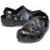 Детские  черные сабо CROCS Kids' Classic Out of this World II Clog