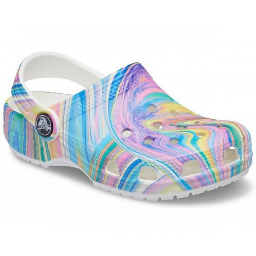 Детские  разноцветные сабо CROCS Kids' Classic Out of this World II Clog