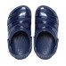 Детские  темно-синие сабо CROCS Kids’ Classic Neo Puff Clog