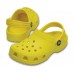 Детские  желтые сабо CROCS Classic clog (Kids)