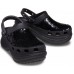 Женские  черные сабо CROCS  Classic Bae Sequin Clog