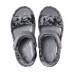 Детские  серые сандалии CROCS Kids' Bayaband Printed Sandal