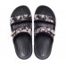 Черные сандалии CROCS Classic  Bleach Dye Sandal