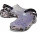 Черные сабо CROCS Classic Translucent Bleach Dye Clog