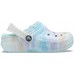 Детские  разноцветные утепленные сабо CROCS Kids' Classic Lined Out of This World Clog