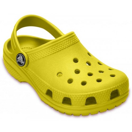 Детские  желтые сабо CROCS Classic clog (Kids)