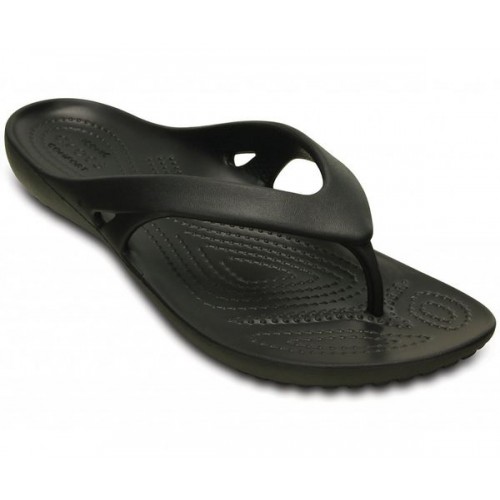 Женские  черные шлепанцы CROCS Women’s Kadee II Flip