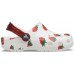 Белые сабо для девочек CROCS Kids' Classic Food Print Clog