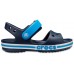 Детские  темно-синие сандалии CROCS Kids' Bayaband Sandal