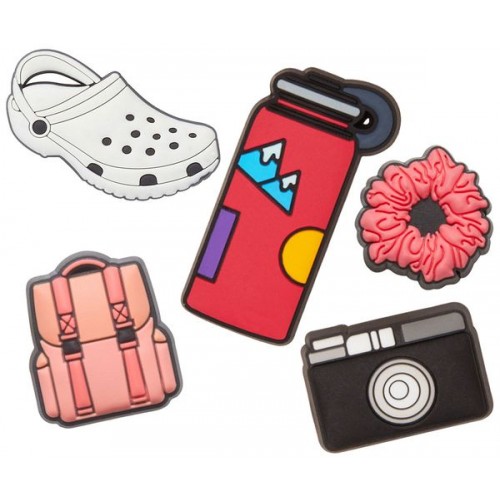 Джибитс шармс CROCS Набор из 5 Jibbitz™ «В отпуск!» (Vacay Girls 5 Pack)