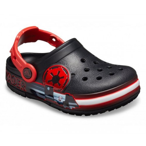 Черные сабо для мальчиков CROCS Kids’  Fun Lab Darth Vader Lights Clog