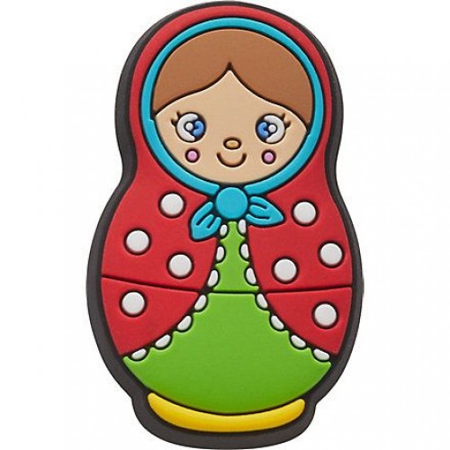 Джибитс шармс CROCS Матрешка (Matryoshka Doll)