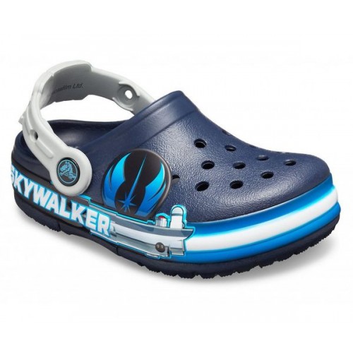 Темно-синие сабо для мальчиков CROCS Kids’  Fun Lab Luke Skywalker Lights Clog