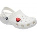 Джибитс шармс CROCS Сердечко (Heart)