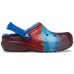 Детские  синие утепленные сабо CROCS Kids' Classic Lined Out of This World Clog