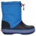 Детские  синие зимние сапоги CROCS Kids’ Crocband LodgePoint Boot