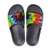 Женские  разноцветные шлепанцы CROCS Classic  Tie-Dye Graphic Slide