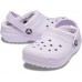 Детские  лавандовые утепленные сабо CROCS Kids’ Classic Lined Clog