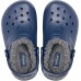 Детские  темно-синие утепленные сабо CROCS Kids’ Classic Lined Clog