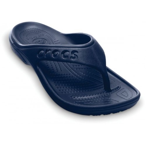 Темно-синие шлепанцы CROCS Baya Flip