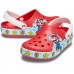 Детские  красные сабо CROCS Kids'  Fun Lab Super Mario™ Lights Clog