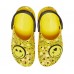 Женские  разноцветные сабо CROCS Women's Classic Platform Smiley Clog