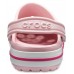 Детские  бледно-розовые сабо CROCS Kids' Bayaband Clogs