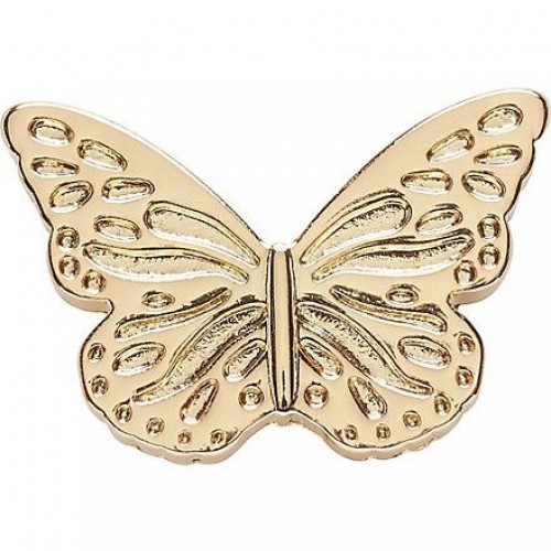 Джибитс шармс CROCS Золотая бабочка (Elevated Gold Butterfly)