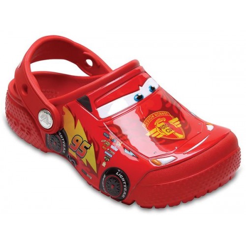 Детские  красные сабо CROCS Kids'  Fun Lab Cars™ Clog