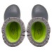 Детские  серые сапоги CROCS Kids' Crocband™ Winter Boot