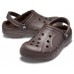 Темно-коричневые утепленные сабо CROCS Baya Lined Clog