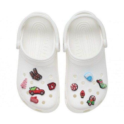 Джибитс шармс CROCS Набор из 10 Jibbitz™ Happy Holidays (Happy Holidays 10 Pack)