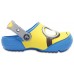 Детские  синие сабо CROCS Kids'  Fun Lab Minions Clogs