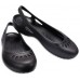 Женские  черные балетки CROCS Women's Kadee Slingbacks