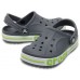 Детские  серые сабо CROCS Kids' Bayaband Clogs