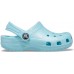 Голубые сабо для девочек CROCS Kids’ Classic Glitter Clog