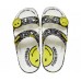 Белые шлепанцы CROCS Classic  Smiley Sandal