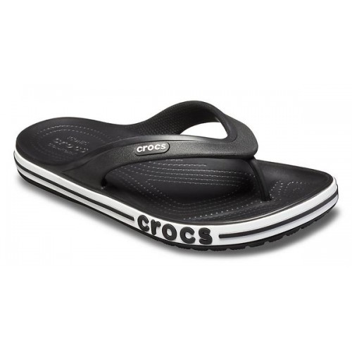 Черные шлепанцы CROCS Bayaband Flip