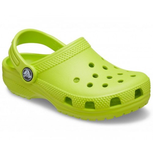 Детские  салатовые сабо CROCS Classic clog (Kids)